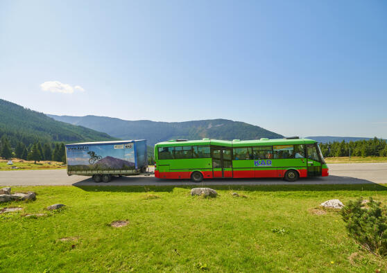 Fahrradbus nach Špindlerova Bouda